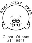 Rhino Clipart #1419948 by Cory Thoman