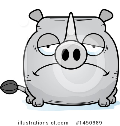 Royalty-Free (RF) Rhino Clipart Illustration by Cory Thoman - Stock Sample #1450689