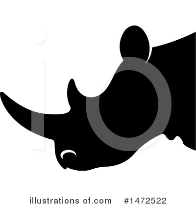 Rhino Clipart #1472522 by Lal Perera