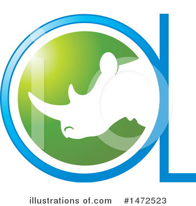 Royalty-Free (RF) Rhino Clipart Illustration by Lal Perera - Stock Sample #1472523