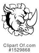 Rhino Clipart #1529868 by AtStockIllustration