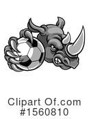 Rhino Clipart #1560810 by AtStockIllustration