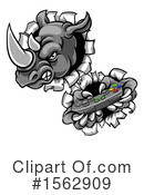 Rhino Clipart #1562909 by AtStockIllustration