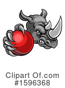 Rhino Clipart #1596368 by AtStockIllustration