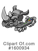 Rhino Clipart #1600934 by AtStockIllustration
