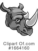 Rhino Clipart #1664160 by AtStockIllustration