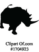 Rhino Clipart #1704923 by AtStockIllustration