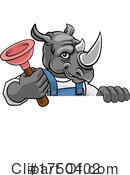 Rhino Clipart #1750402 by AtStockIllustration