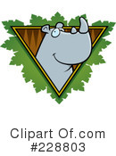 Rhino Clipart #228803 by Cory Thoman