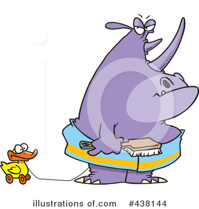 Rhino Clipart #438144 by toonaday