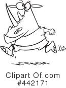 Rhino Clipart #442171 by toonaday