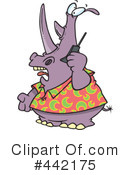Rhino Clipart #442175 by toonaday