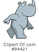Rhino Clipart #94421 by Cory Thoman