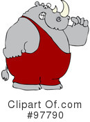 Rhino Clipart #97790 by djart