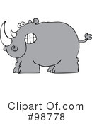 Rhino Clipart #98778 by djart