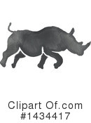 Rhinoceros Clipart #1434417 by patrimonio