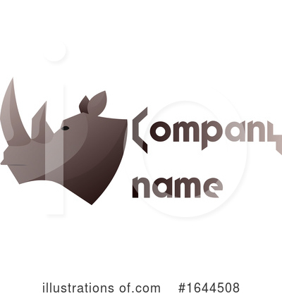 Royalty-Free (RF) Rhinoceros Clipart Illustration by Morphart Creations - Stock Sample #1644508