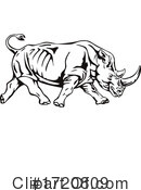 Rhinoceros Clipart #1720809 by patrimonio