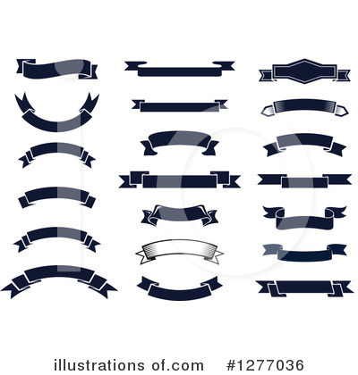 Royalty-Free (RF) Ribbon Banner Clipart Illustration by Vector Tradition SM - Stock Sample #1277036
