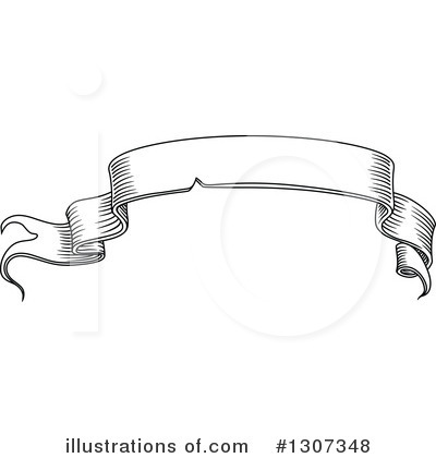 Royalty-Free (RF) Ribbon Banner Clipart Illustration by Vector Tradition SM - Stock Sample #1307348