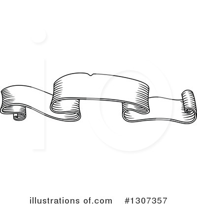 Royalty-Free (RF) Ribbon Banner Clipart Illustration by Vector Tradition SM - Stock Sample #1307357