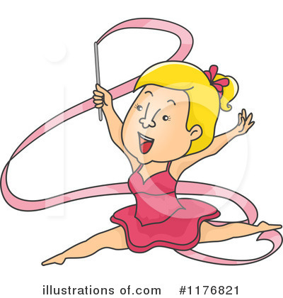 Royalty-Free (RF) Ribbon Dancing Clipart Illustration by BNP Design Studio - Stock Sample #1176821