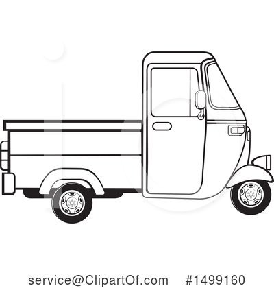 Royalty-Free (RF) Rickshaw Clipart Illustration by Lal Perera - Stock Sample #1499160