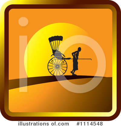 Rickshaw Clipart #1114548 by Lal Perera