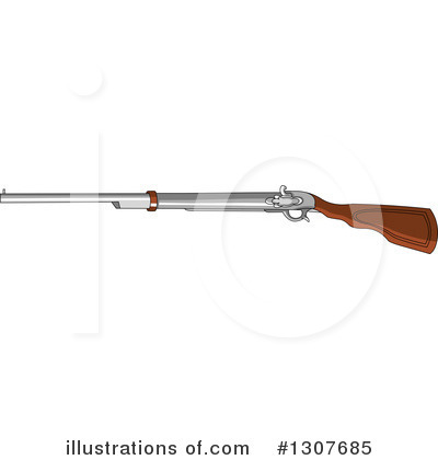 Royalty-Free (RF) Rifle Clipart Illustration by Pushkin - Stock Sample #1307685