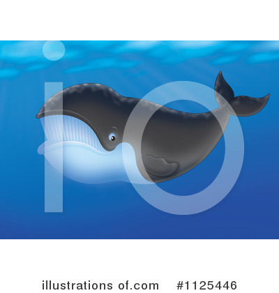 Royalty-Free (RF) Right Whale Clipart Illustration by Alex Bannykh - Stock Sample #1125446