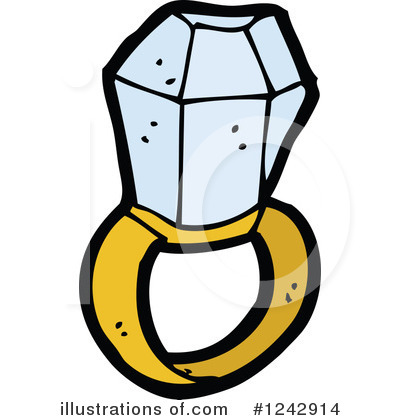 Diamond Ring Clipart #1242914 by lineartestpilot