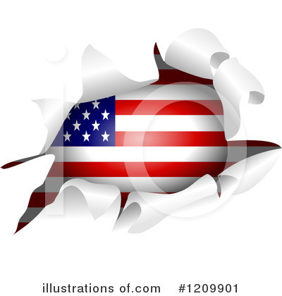 American Flag Clipart #1209901 by Prawny