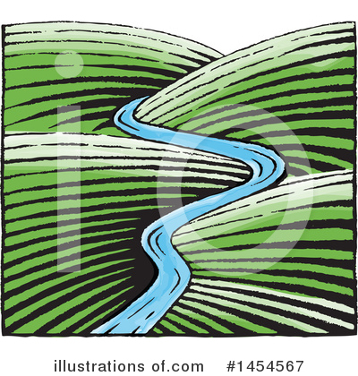 Royalty-Free (RF) River Clipart Illustration by cidepix - Stock Sample #1454567