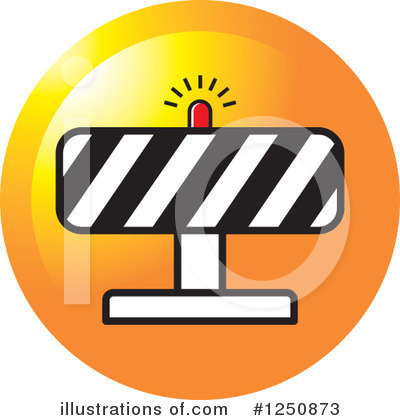 Royalty-Free (RF) Road Block Clipart Illustration by Lal Perera - Stock Sample #1250873