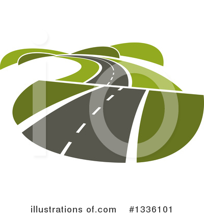 Road Clipart #1336101 by Vector Tradition SM
