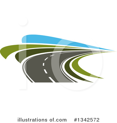 Road Clipart #1342572 by Vector Tradition SM