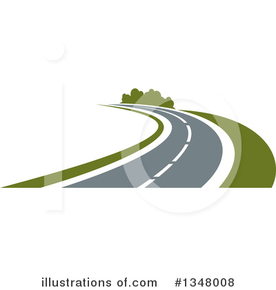 Road Clipart #1348008 by Vector Tradition SM