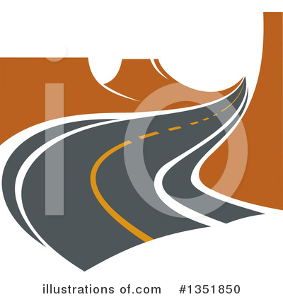 Road Clipart #1351850 by Vector Tradition SM