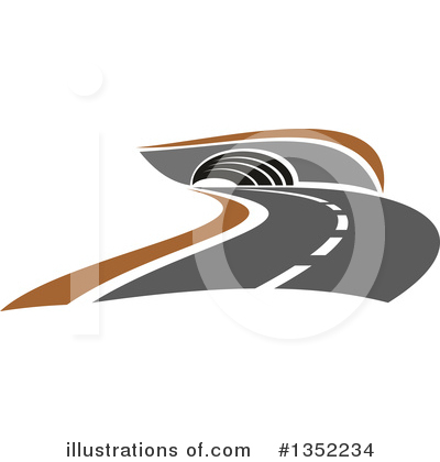 Road Clipart #1352234 by Vector Tradition SM