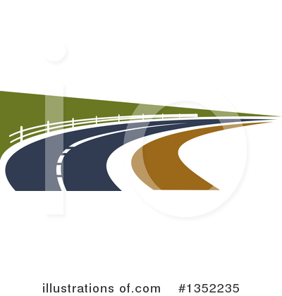 Road Clipart #1352235 by Vector Tradition SM