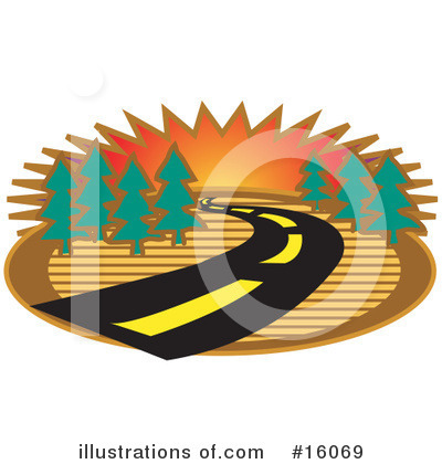 Royalty-Free (RF) Road Clipart Illustration by Andy Nortnik - Stock Sample #16069