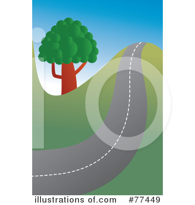 Royalty-Free (RF) Road Clipart Illustration by Prawny - Stock Sample #77449
