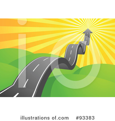 Royalty-Free (RF) Road Clipart Illustration by Qiun - Stock Sample #93383