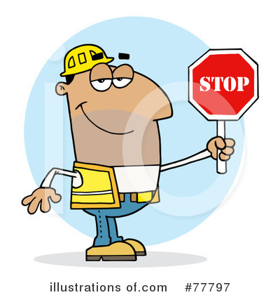 Royalty-Free (RF) Road Construction Clipart Illustration by Hit Toon - Stock Sample #77797