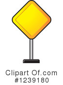 Road Sign Clipart #1239180 by Lal Perera