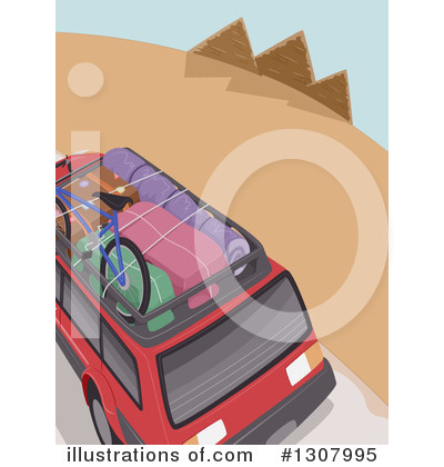 Royalty-Free (RF) Road Trip Clipart Illustration by BNP Design Studio - Stock Sample #1307995