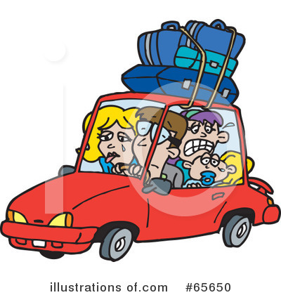Family Vacation Clipart #65650 by Dennis Holmes Designs