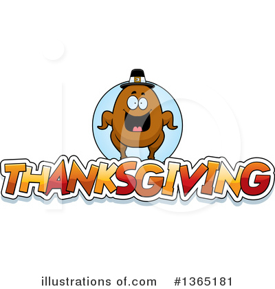 Royalty-Free (RF) Roasted Turkey Clipart Illustration by Cory Thoman - Stock Sample #1365181