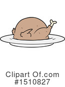 Roasted Turkey Clipart #1510827 by lineartestpilot