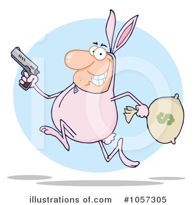 Royalty-Free (RF) Robber Clipart Illustration by Hit Toon - Stock Sample #1057305
